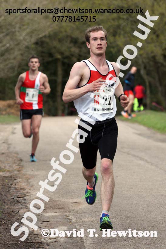 Senior mens English National 12 Stage Road Relay, 2016 English National 12 and 6 Stage Road Relays, Sutton Coldfield, Birmingham. Photo: David T. Hewitson/Sports for All Pics